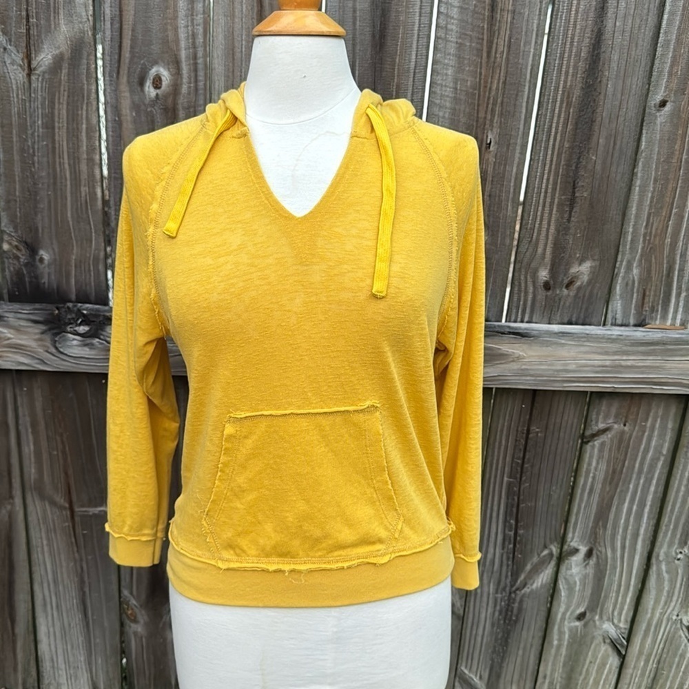 Zyia Active Lightweight Beach Hoodie Yellow Size extra small - Picture 3 of 9